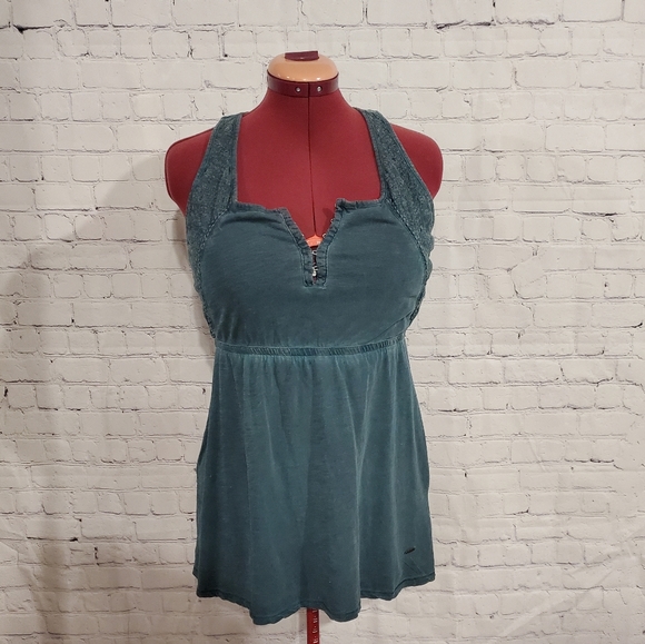 Triple Five Soul Vintage style green tank top - Picture 7 of 13
